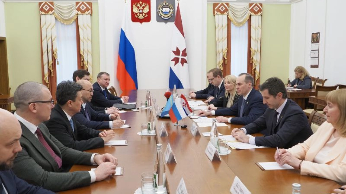 Глава Мордовии и посол Казахстана обсудили перспективы расширения экономического партнёрства