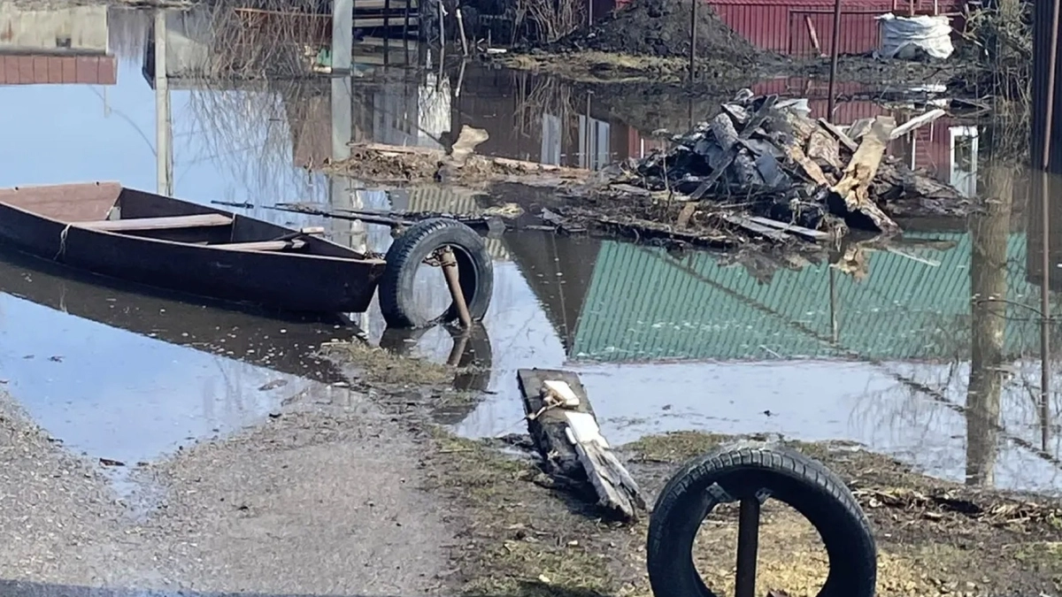 Уровень воды реки Алатырь в Ардатовском районе достиг критической отметки