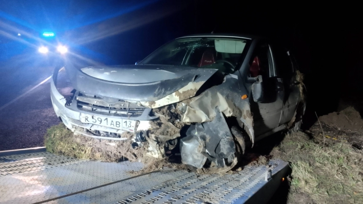 В Теньгушевском районе пенсионер слетел в кювет и разбился насмерть