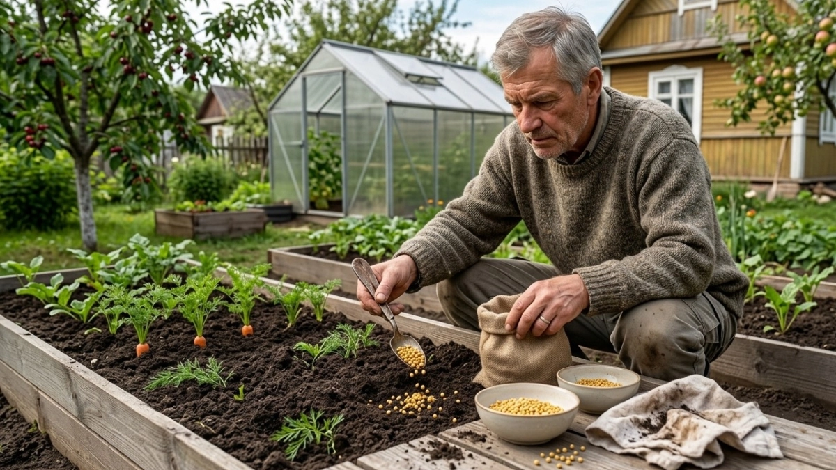 Пачка копеечного средства вместо тонны навоза: как сделать на грядке легкий и пуховый грунт без мороки и трат 