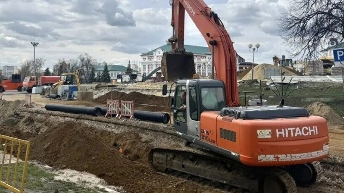 В Саранске на проспекте Ленина начали обновление инженерных сетей