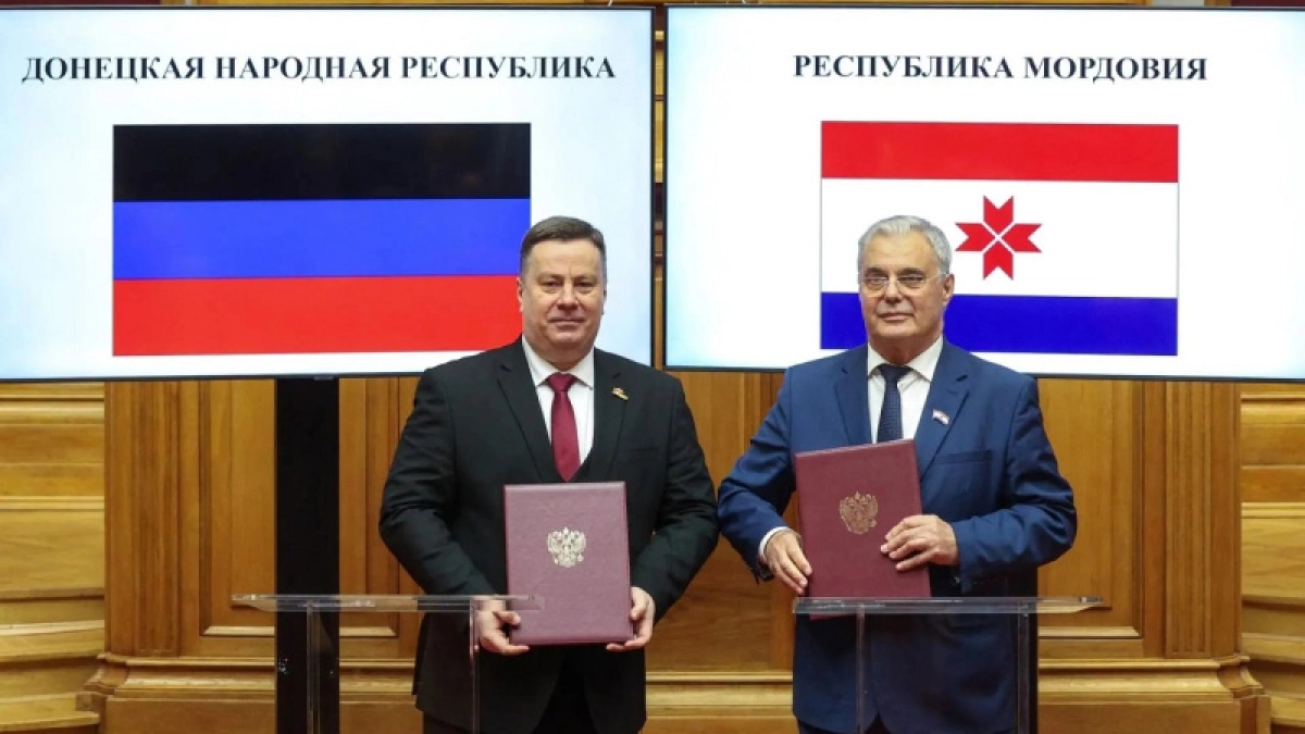 Мордовия и ДНР подписали соглашение о межпарламентском сотрудничестве