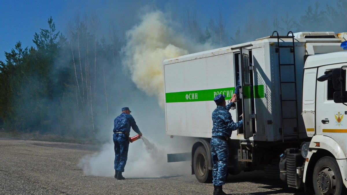 В Мордовии сотрудники ФСИН отработали действия в экстремальных ситуациях