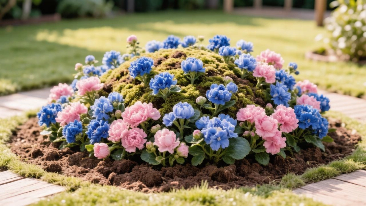 Клумба как с картинки без выкопки дерна: чудо-цветник на даче за 5 минут