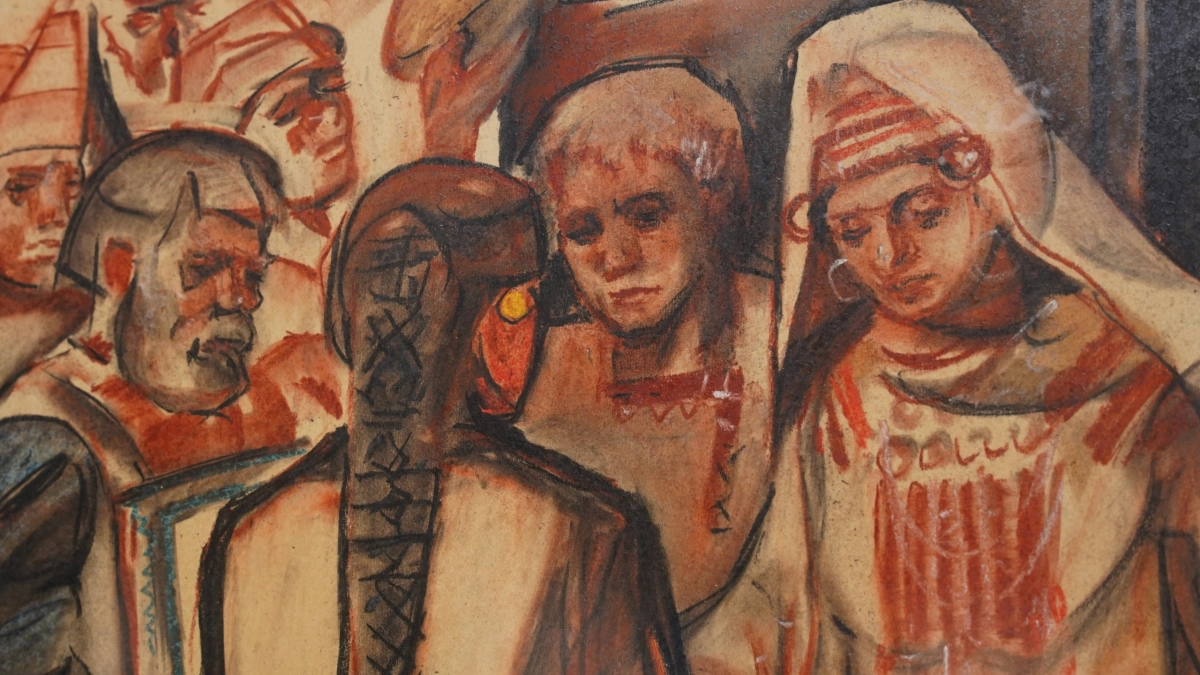 «Саранск: штрихи к портрету»: в столице Мордовии откроется выставка графики Александра Коровина