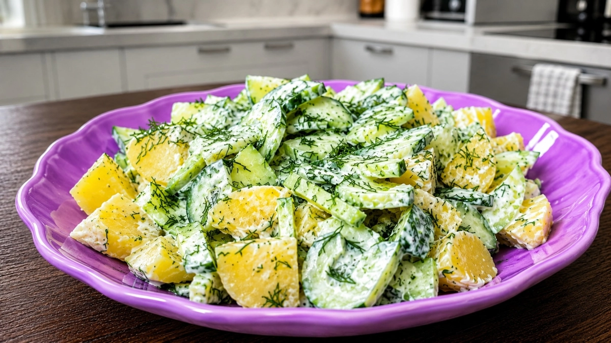 Всё лето готовлю эту закуску из огурцов: с летним средиземноморским вкусом - идеальна в жару, даже лучше мяса