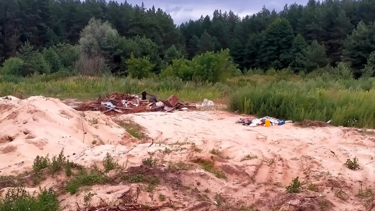 В Теньгушевском районе Мордовии вновь появилась стихийная свалка