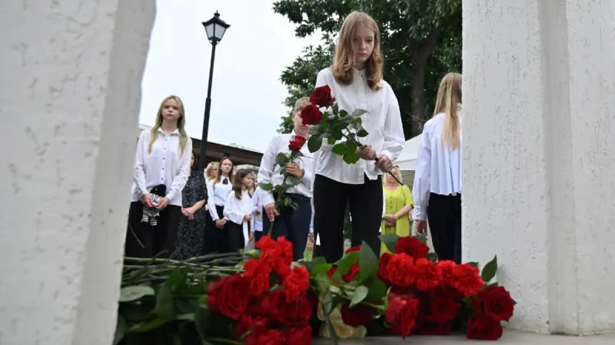 В Саранске почтили память погибших детей Донбасса