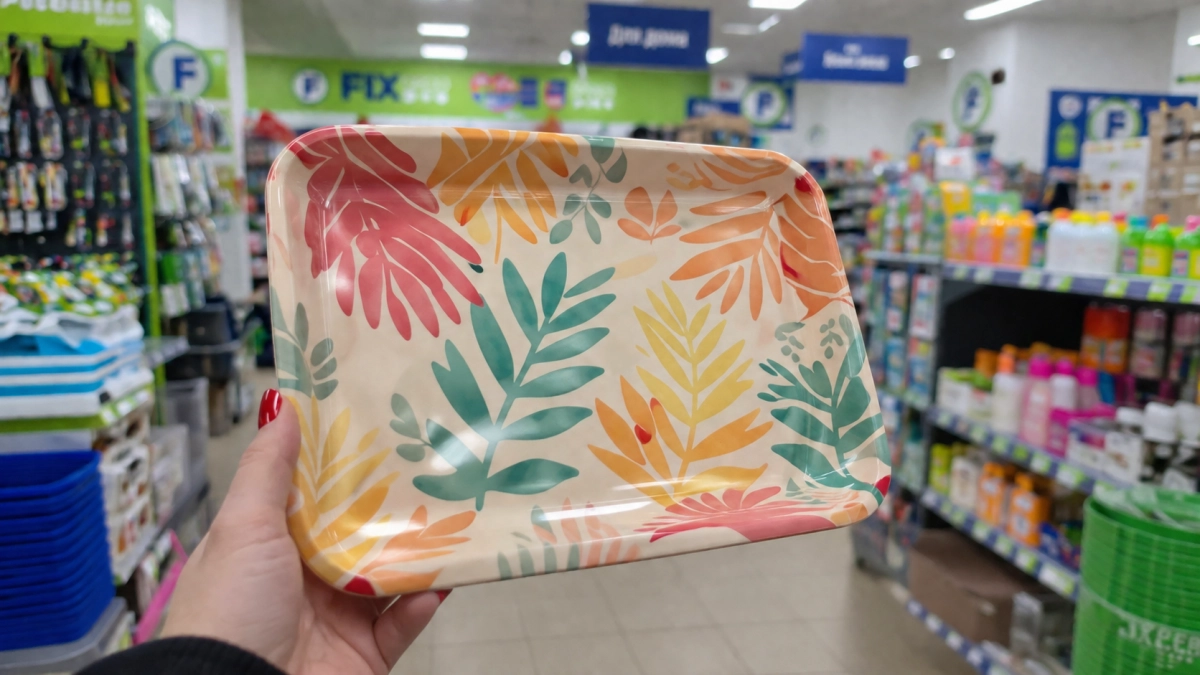 Купила в «Фикс Прайсе» пластиковые подносы и не нарадуюсь: но не для продуктов — незаменимая палочка-выручалочка на даче