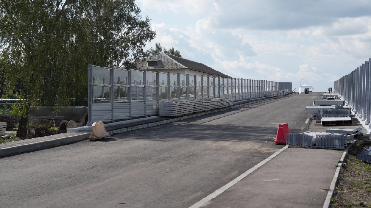 В Ковылкинском районе движение по новому путепроводу откроется до конца года