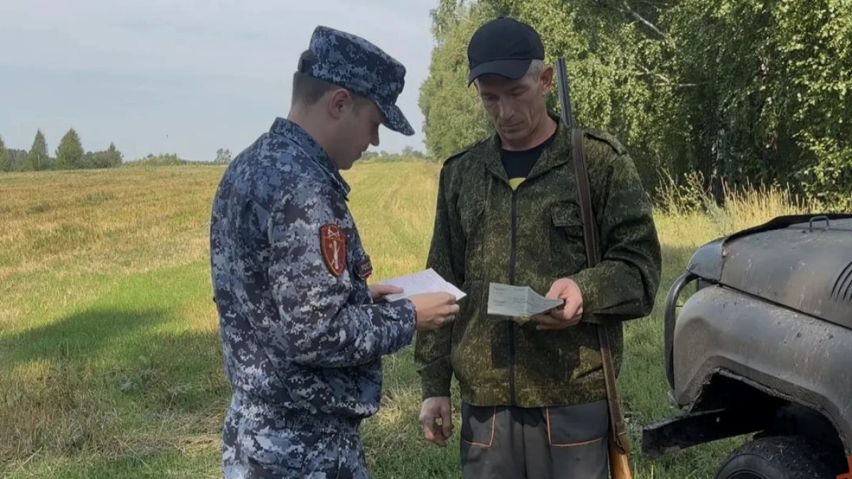В Мордовии росгвардейцы изъяли у охотников 15 единиц оружия
