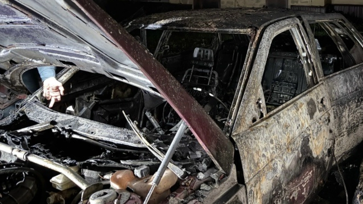 Житель Саранска сгорел заживо в собственном автомобиле