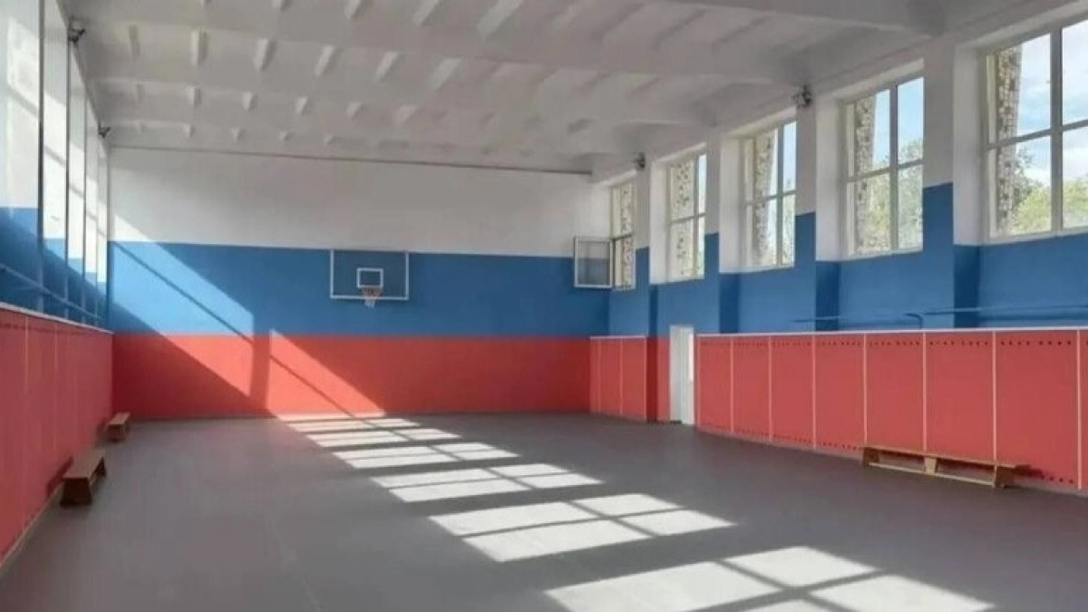 Мордовия помогла капитально отремонтировать зал спортивной школы в Херсонской области