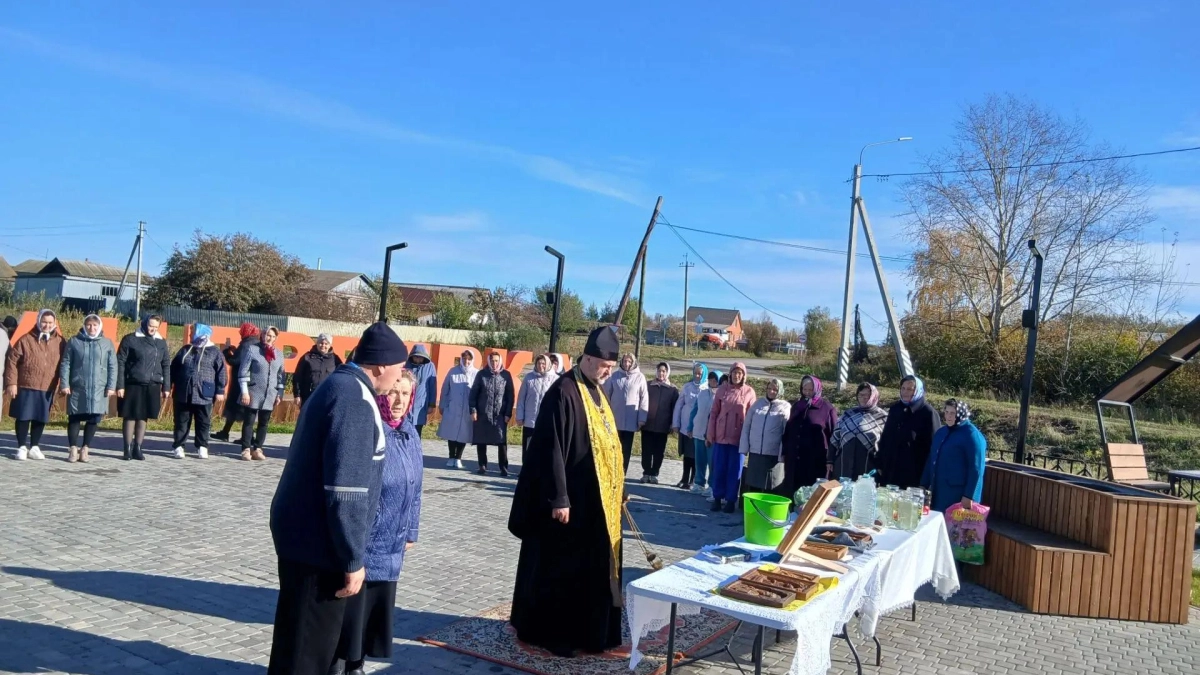 В Большеигнатовском районе Мордовии площадку для спорта и отдыха окропили святой водой