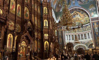 В Саранске на Старом Соборе Иоанна Богослова потемнели купола