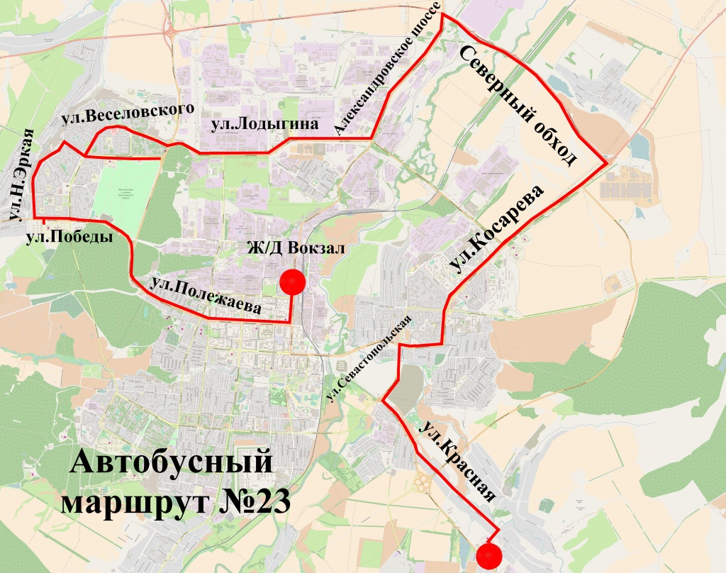 23 автобус саранск маршрут расписание